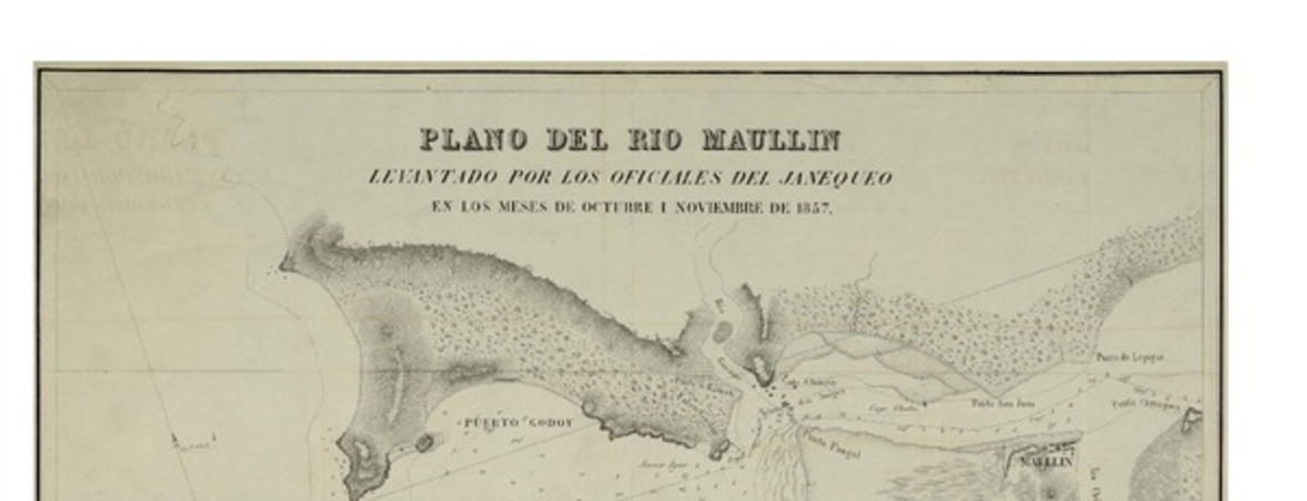 Plano del Río Maullín