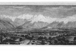 [Vista panorámica de Santiago. Desde el arsenal al Llano del Maipo]
