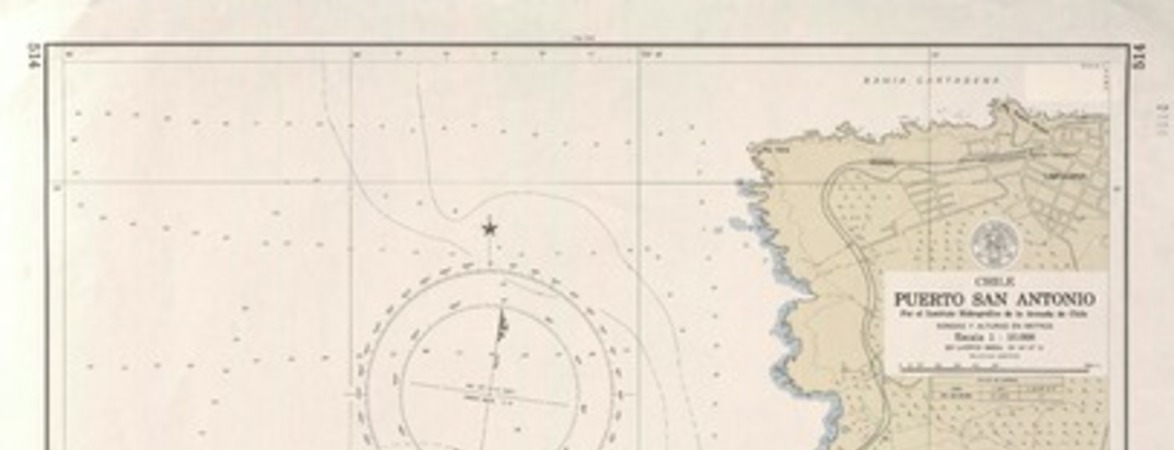 Puerto San Antonio  [material cartográfico] por el Instituto Hidrográfico de la Armada de Chile.