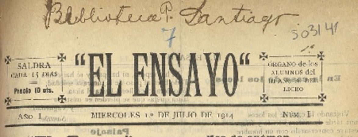 El Ensayo (Concepción, Chile : 1914)