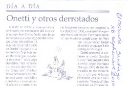 Onetti y otros derrotados