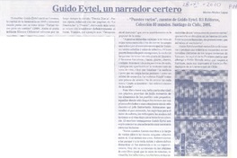 Guido Eytel, un narrador certero