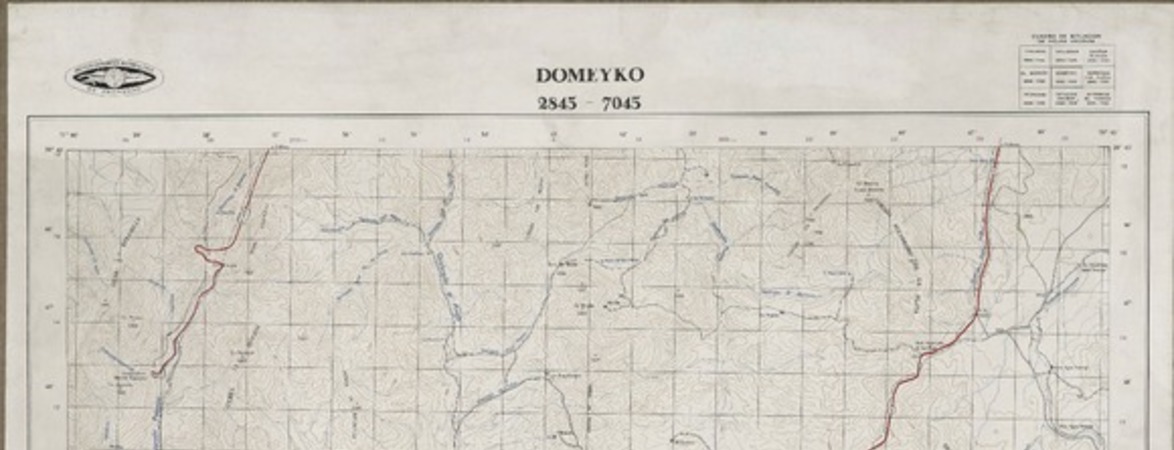 Domeyko 2845 - 7045 [material cartográfico] : Instituto Geográfico Militar de Chile.