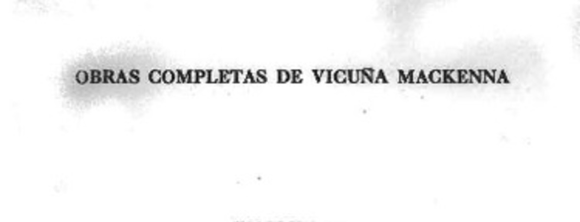 Historia de Valparaíso Vicuña Mackenna.