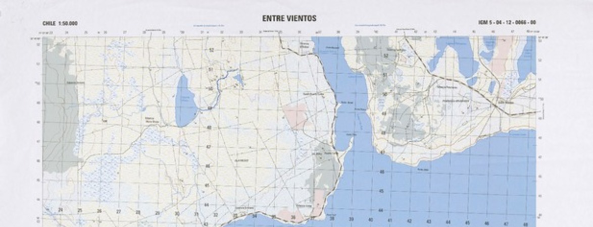 Entre Vientos (52° 45' 00''-71° 15' 00'' )  [material cartográfico] Instituto Geográfico Militar de Chile.