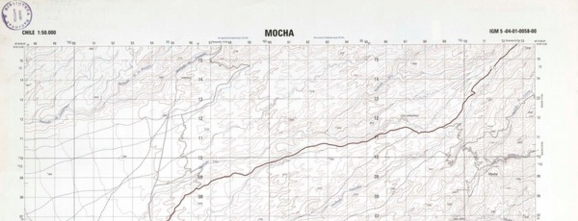 Mocha (19°45'13.00" - 69°15'06.04") [material cartográfico] : Instituto Geográfico Militar de Chile.