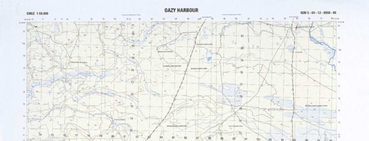 Oazy Harbour (52°30'00''- 70°30' 00'')  [material cartográfico] Instituto Geográfico Militar de Chile.