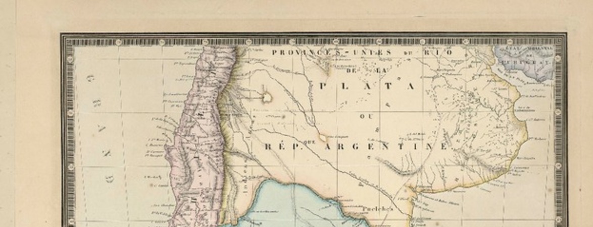 Patagonie, et Detroit de Magellan, Terres Australes  [material cartográfico] dressé par F.A. Garnier, geographe.