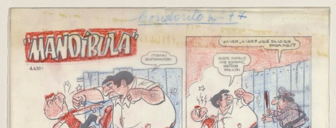 Mandíbula  [original de arte] René Ríos Boettiger ; seudónimo: Pepo.