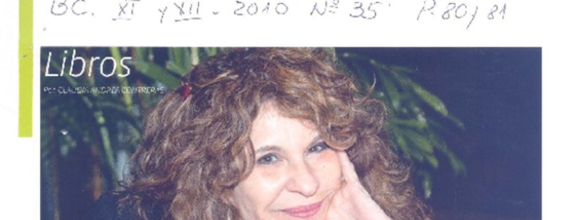 Permitido soñar (entrevista)  [artículo] Claudia Andrea Contreras.
