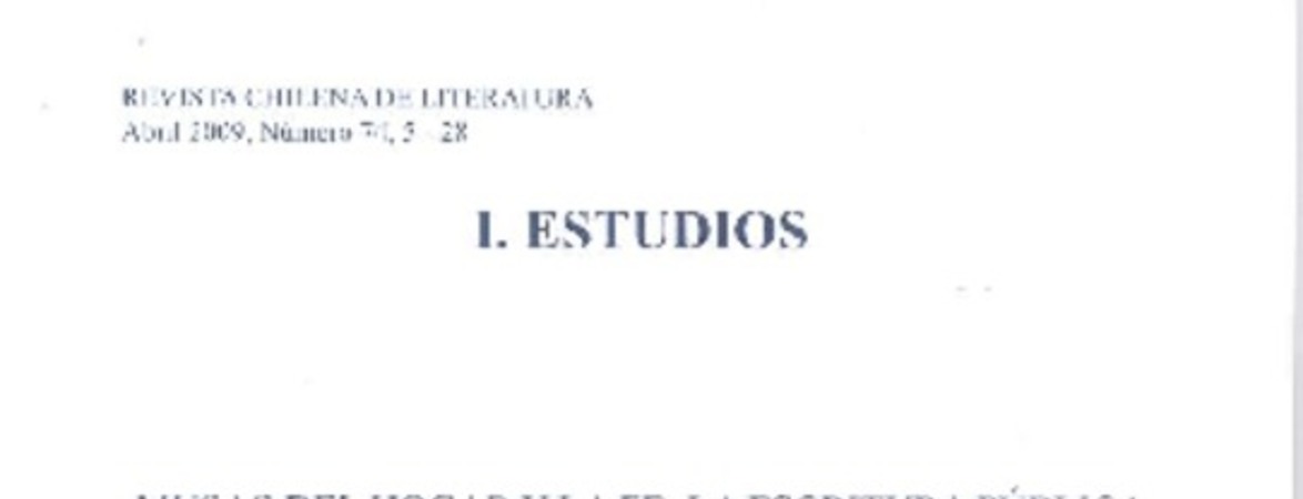 Musas del hogar y la fe  [artículo] Carol Arcos.