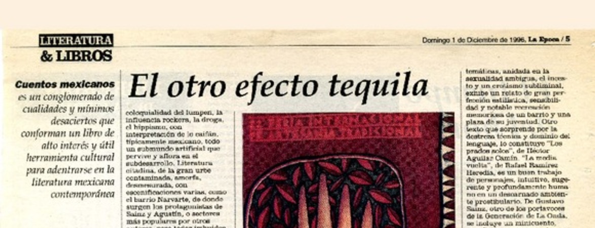 El Otro efecto tequila  [artículo]Ramiro Rivas.