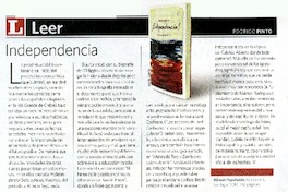 Independencia  [artículo] Rodrigo Pinto.