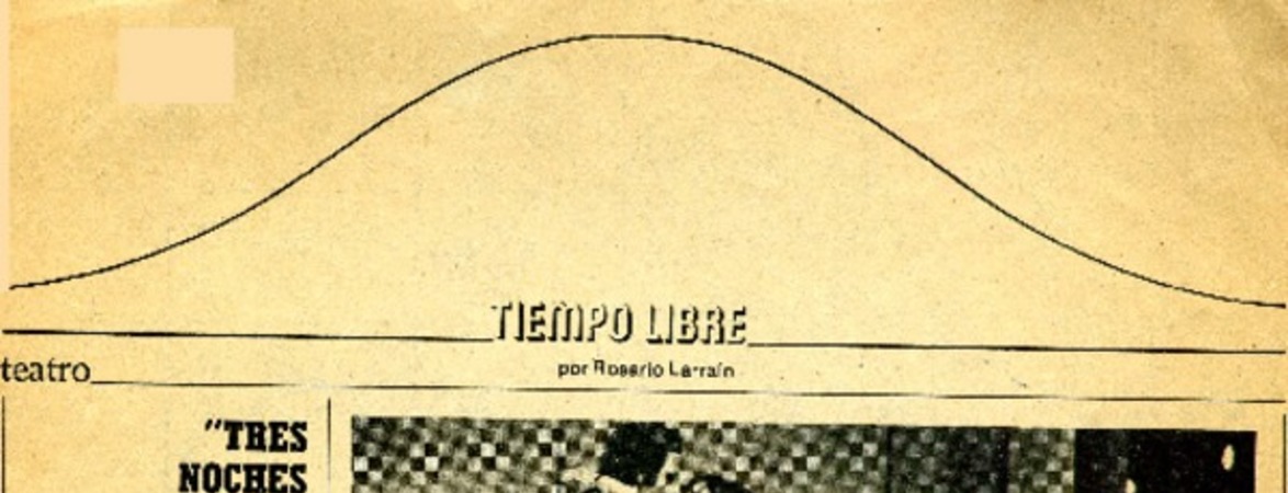 "Tres noches de un sábado"  [artículo] M. S.