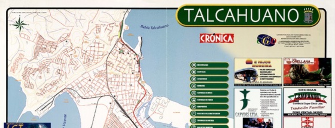 Talcahuano  [material cartográfico] El Diario Austral.