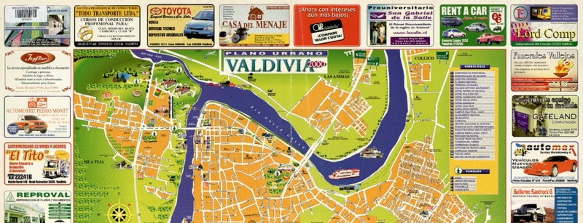 Plano urbano Valdivia 2000  [material cartográfico]