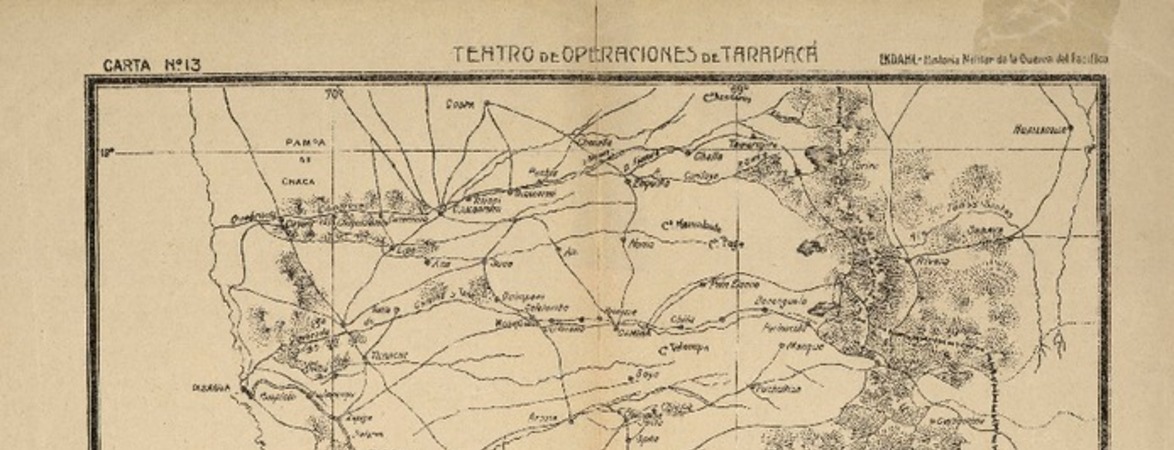 Teatro de operaciones de Tarapacá  [material cartográfico].