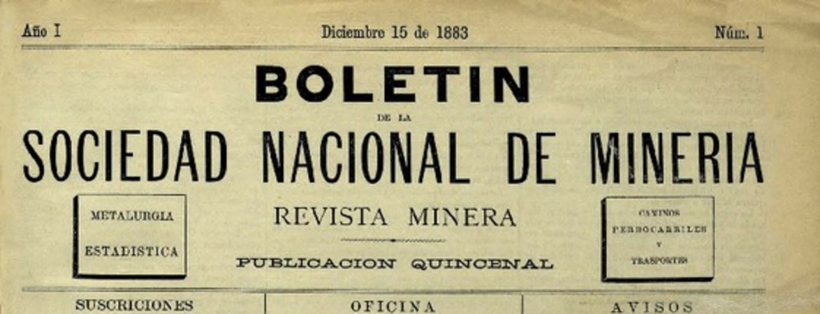 Boletín de la Sociedad Nacional de Minería.