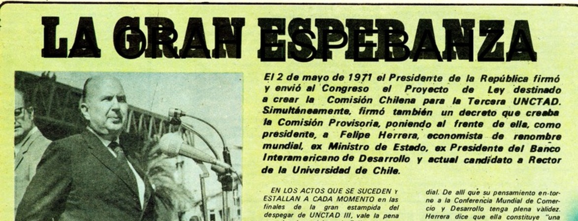La gran esperanza  [artículo].