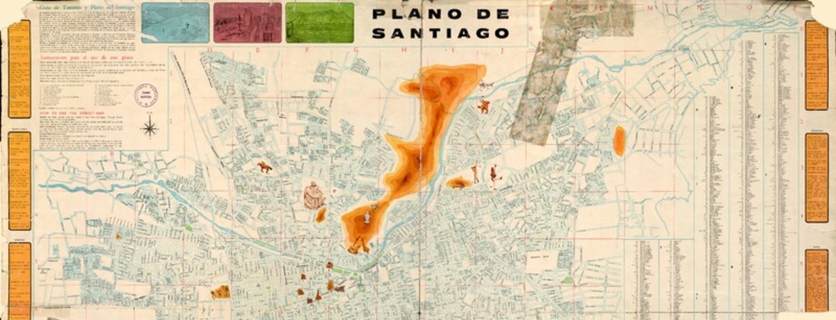 Plano de Santiago guía de turismo. [material cartográfico]: