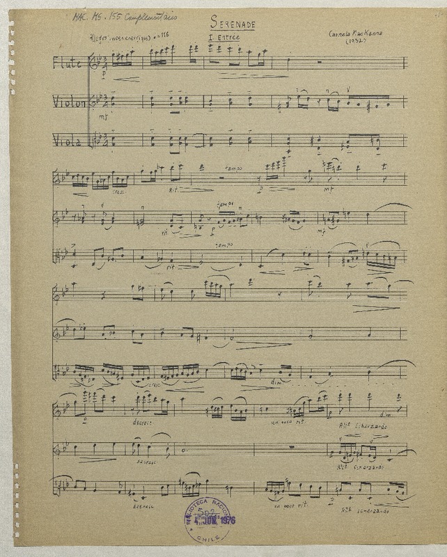 [Trío] Serenade [7]   Carmela Mackenna