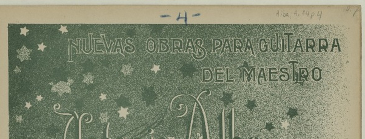 Viva Aragón jota para guitarra [música] : Antonio Alba.