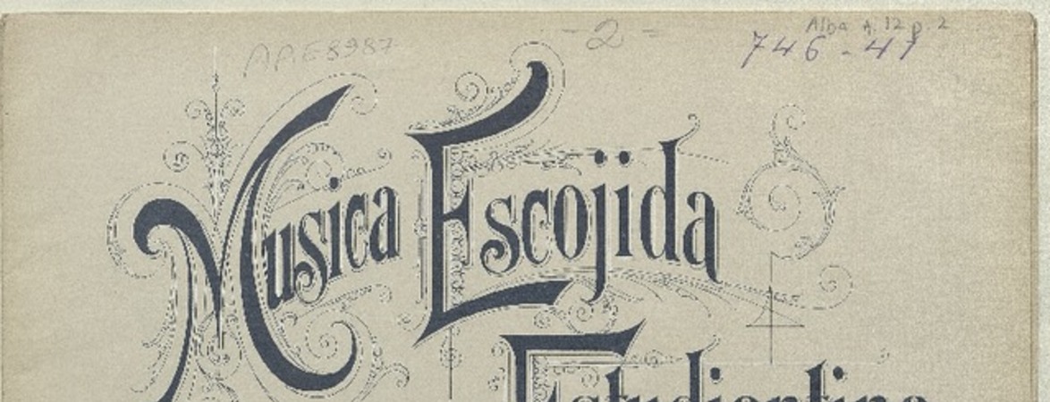 Sylvia la nymphe de Diane ; arreglada para una o dos bandurrias o mandolinas y guitarra [música] : Léo Delibes ; arreglada para estudiantina por Antonio Alba.