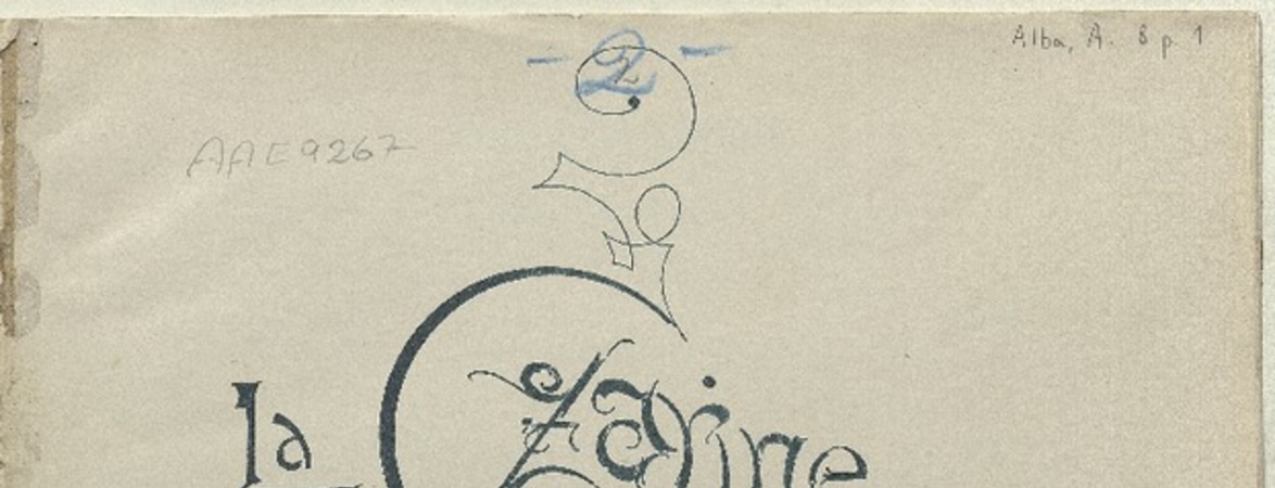 La Czarine mazurca russe [para] estudiantina [música] : Louis Ganne ; arreglo de A. Alba.