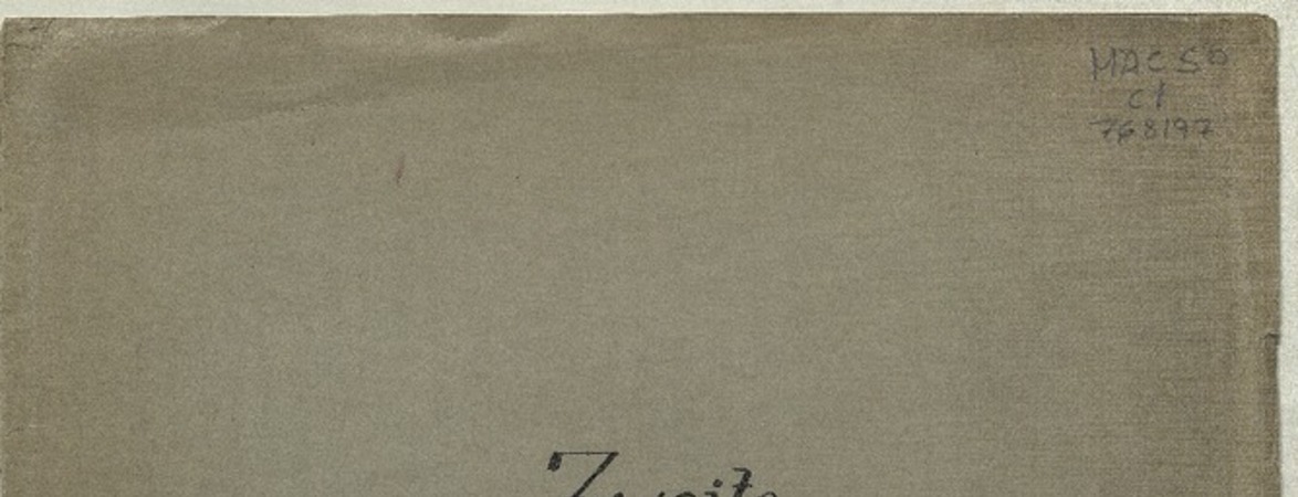 Zweite Klaviermusik  [música] Hans Mersmann.