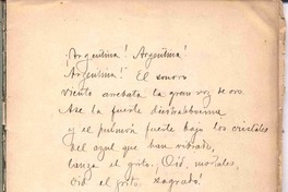 Canto a la Argentina Canto a la Argentina