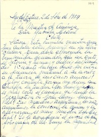 [Carta] 1954 sept. 2, Santiago del Estero, [Argentina] [a] Gabriela Mistral, Chile