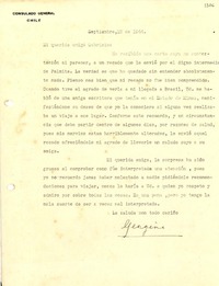 [Carta] 1944 sept. 12, [Chile?] [a] Gabriela Mistral