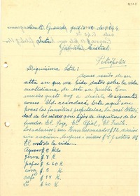 [Carta] 1944 jul. 1, Montegrande, [Chile] [a] Gabriela Mistral, Petrópolis, [Brasil]