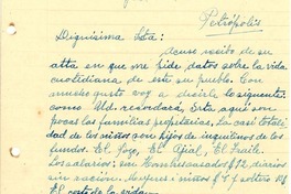 [Carta] 1944 jul. 1, Montegrande, [Chile] [a] Gabriela Mistral, Petrópolis, [Brasil]