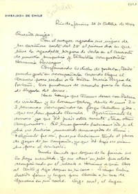 [Carta] 1944 oct. 31, Rio de Janeiro, [Brasil] [a] [Gabriela Mistral]