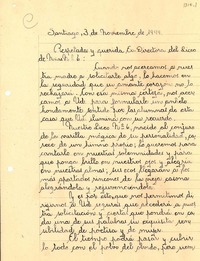[Carta] 1944 nov. 3, Santiago, [Chile] [a] [Gabriela Mistral]