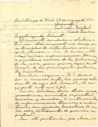 [Carta] 1945 mar. 27, Santiago [a] Gabriela Mistral, Río de Janeiro