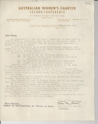 [Carta] 1946 Apr. 23, [Sydney, Australia] [a] Gabriela Mistral