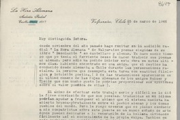 [Carta] 1946 mar. 25, Valparaíso, Chile [a] [Gabriela Mistral]