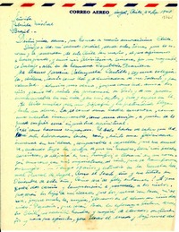 [Carta] 1945 sept. 24, Angol, Chile [a] Gabriela Mistral, Brasil