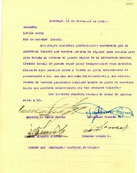 [Carta] 1945 nov. 15, Santiago [a] Lucila Godoy, Río de Janeiro