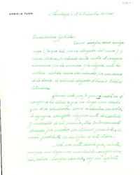 [Carta] 1945 nov. 15, Santiago [a] Gabriela Mistral