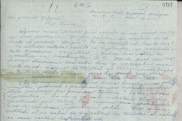 [Carta] 1951 nov. 13, Nazareth, Michigan, [E.E.U.U.] [a] Gabriela Mistral, Nápoles, Italia