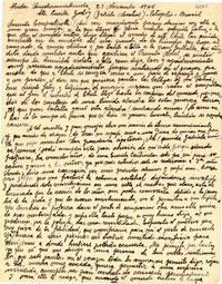 [Carta] 1945 nov. 23, Hacienda Quichamahuida, [Chile] [a] Gabriela Mistral, Petrópolis, Brasil
