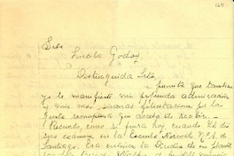 [Carta] 1945 nov. 20, Santiago [a] Lucila Godoy