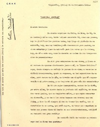 [Carta] 1945 nov. 24, Valparaíso, Chile [a] Gabriela Mistral