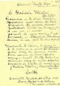 [Carta] 1945 dic. 24, [Chile?]