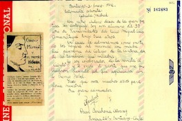 [Carta] 1946 enero 3, Santiago, Chile [a] Gabriela Mistral