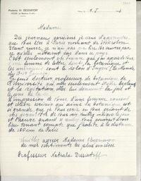 [Carta] 1946 janv. 14, Houx, [Francia] [a] Gabriela Mistral