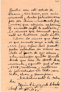[Carta] 1945 dic. 20, Santiago [a] Gabriela Mistral
